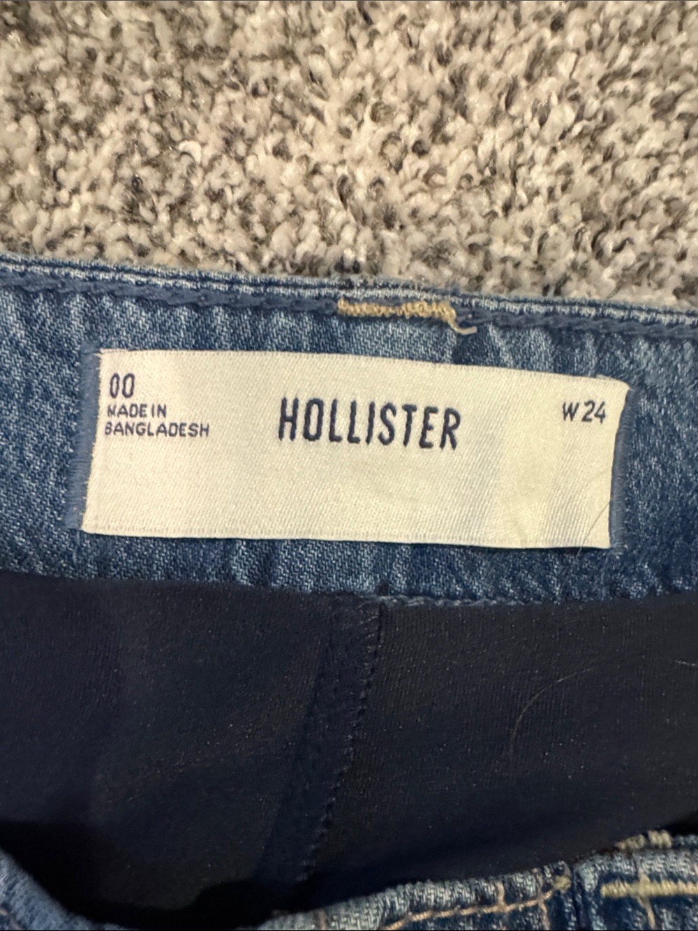 Hollister Denim Pleated Mini Skirt - Blue - Picture 2 of 4